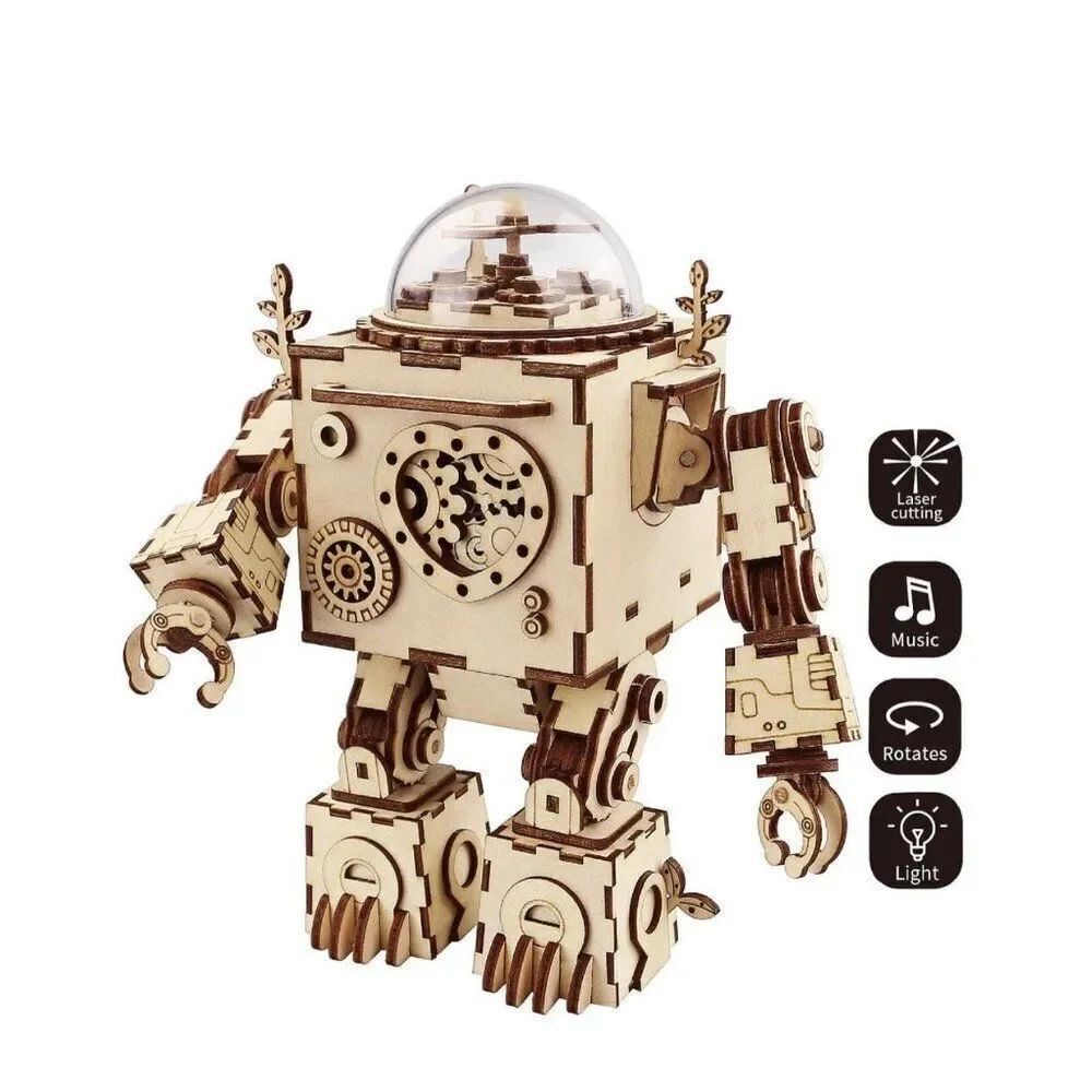 ROKR Steampunk Music Box AM601 Orpheus Collectible Toy